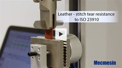 leather tear resistance testing